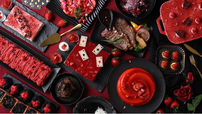【グランドプリンスホテル広島】魔法をテーマにした真っ赤なスイーツが食べ放題いちごブッフェ「Lunch＆Strawberry Buffet～Red Magic～」を開催