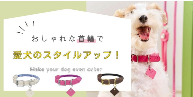 ペット用首輪専門通販サイト「ポップパピー」がサービスを正式リリースしました！