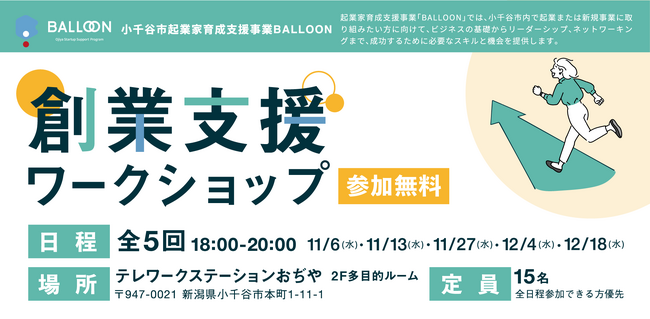 Socialups、小千谷市で創業支援ワークショップを初開催　起業家志望者向けに必要なノウハウを幅広く提供
