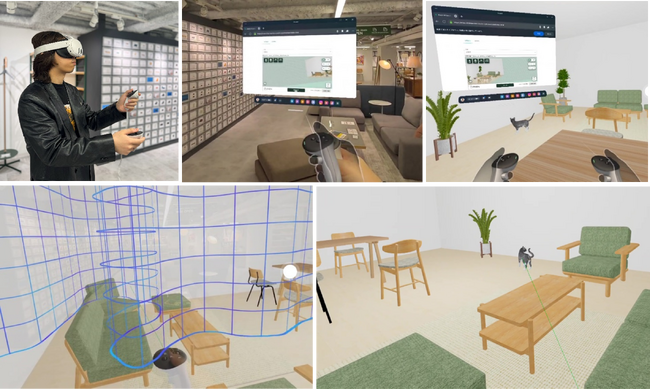 ENENオリジナルのVRルーム「3D ROOM」への没入体験