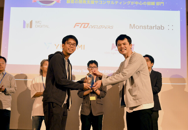 エムシーデジタルが「Findy Team+ Award 2024」を受賞 -Solution Consulting Divisionにて選出されました