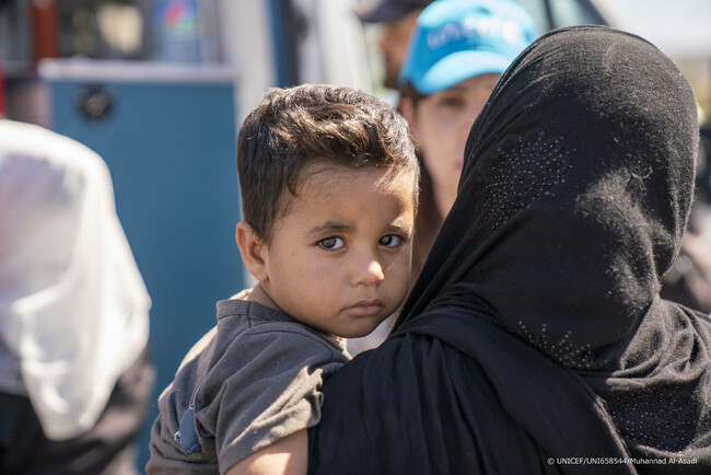 日本政府、レバノンの人道状況悪化の影響を受けるシリアの子どもたちを支援するため、UNICEFに100万米ドルの緊急無償資金協力を実施