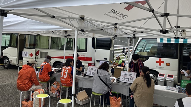 #アルビで献血！ 「つなげよう献血の絆キャンペーン」10月実施結果報告