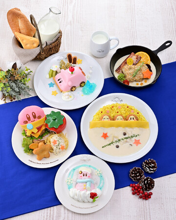 星のカービィの『Kirby Cafe (カービィカフェ)』にて「カービィカフェ WINTER 2024」を11月13日(水)より順次開催！ ミルクやチーズを使ったWINTER限定メニューが登場！