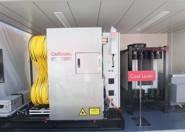 高出力レーザーでサビや塗膜を除去する　レーザーブラスト搭載車「CoolLaser(R)」レンタル開始