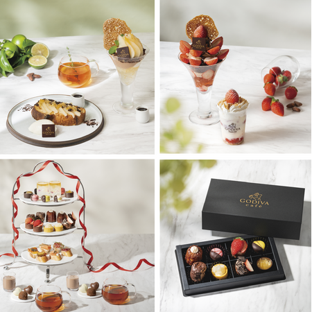GODIVA cafeから、土佐ベルガモットや洋梨、苺を使用した期間限定のスイーツを発売！冬のシーズナルメニュー＆アフタヌーンティーセット新メニュー
