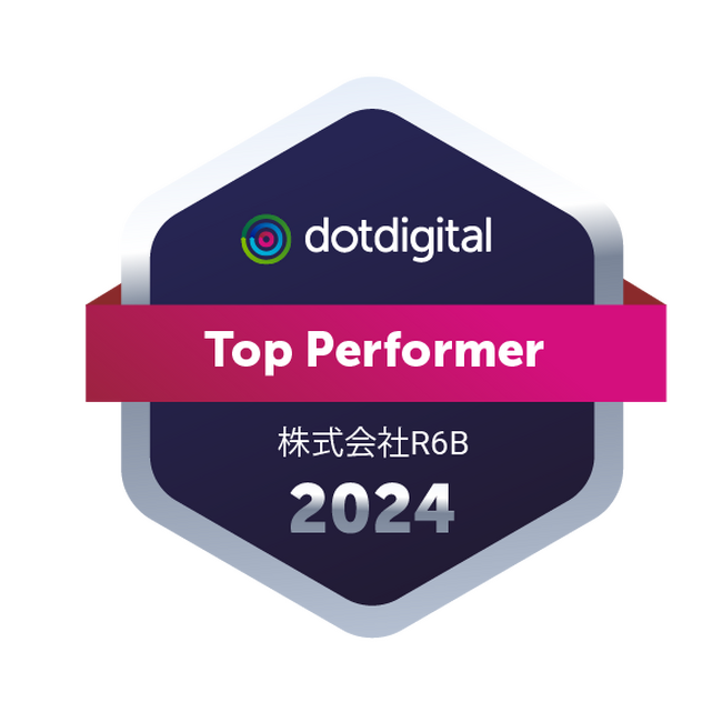 株式会社R6Bが「Dotdigital Top Performer 2024」を受賞