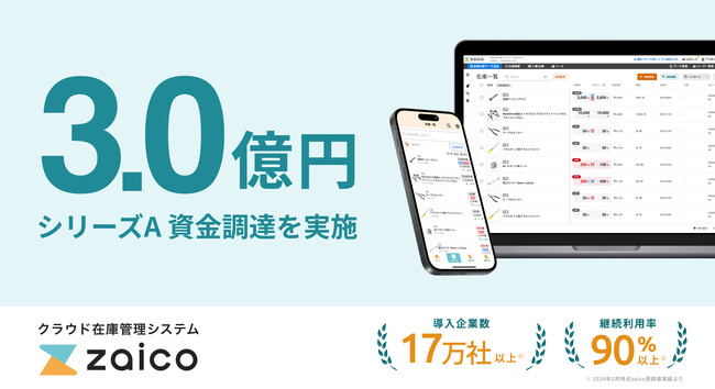 在庫管理システムzaicoが3億円の資金調達。「人の代わり」に入出庫や発注を行う自動化ソリューションへ