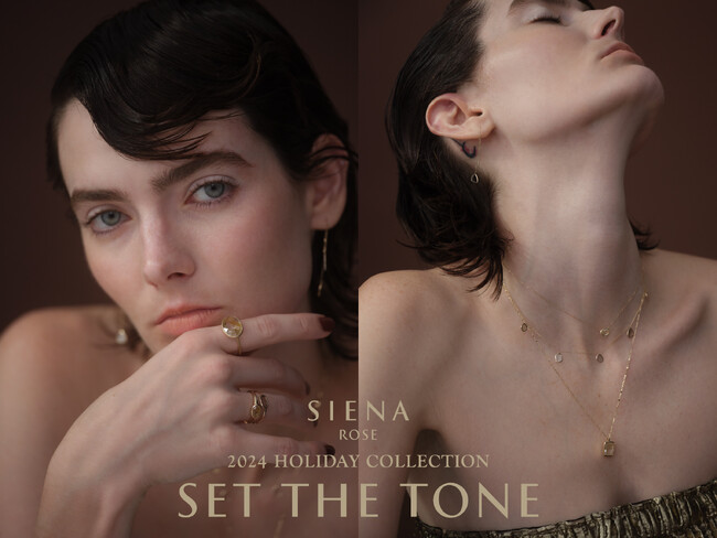 【SIENAROSE】2024年AW新作ホリデーコレクション「SET THE TONE」発売