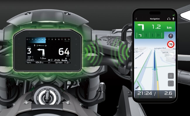 カワサキモータース、HERE Technologiesのモバイルアプリ統合グレードアップでライダー体験をさらに改善