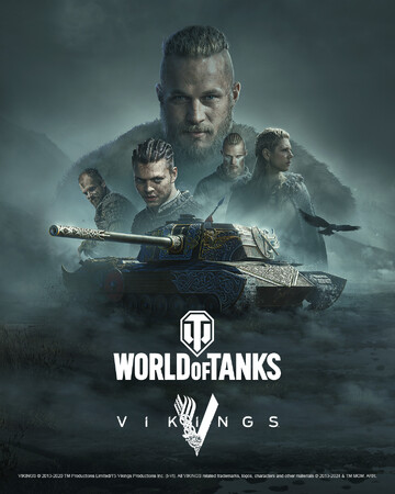 ドラマシリーズ『ヴァイキング ～海の覇者たち～』のキャラクターたちが『World of Tanks』に登場！