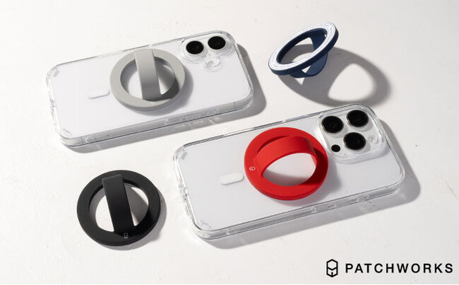 スマホケースブランド「PATCHWORKS(パッチワークス)」MagSafeに対応したシンプルなデザインのシリコンホルダー「PATCHWORKS PURE UNO RING」が登場！