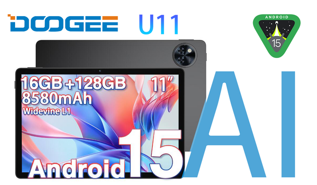 Android15 AI新時代へ ＆ DOOGEE U11 Android15タブレット発売開始