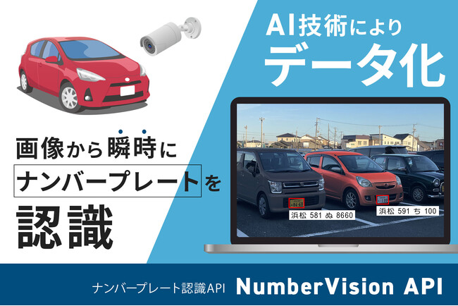 ナンバープレート認識API「NumberVision API」をリリース。