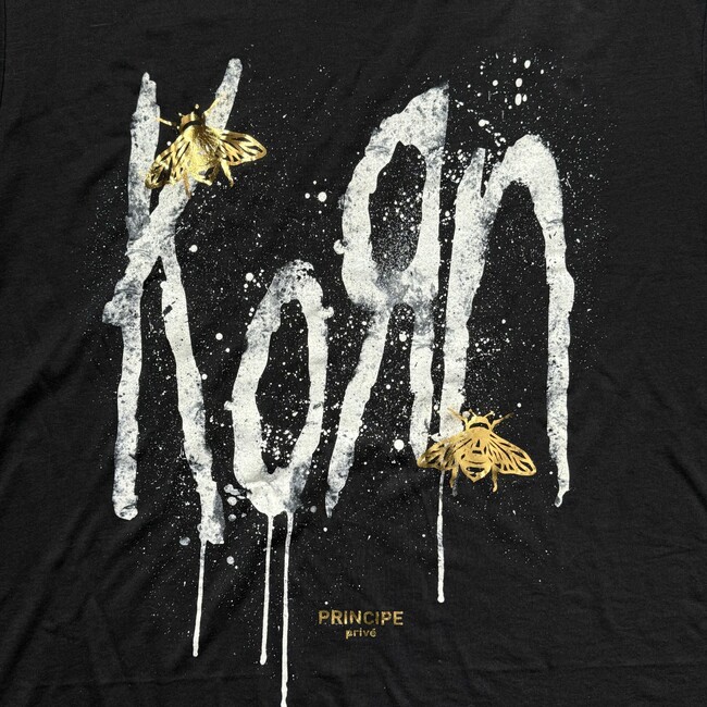 カスタマイズブランド「プリンチペプリヴェ」から、メタルバンド「Korn」バンドTシャツのカスタマイズプロダクト第二弾が登場。