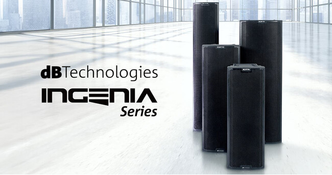 RDNetアダプターを搭載し、マネージメントがスムーズに行えるようになった2-Wayアクティブスピーカー dBTechnologies INGENIAシリーズを新発売