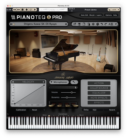 Shigeru KawaiフルコンサートピアノSK-EXがMODARTT S.A.Sのソフトウェア音源「Pianoteq」の追加音色に登場