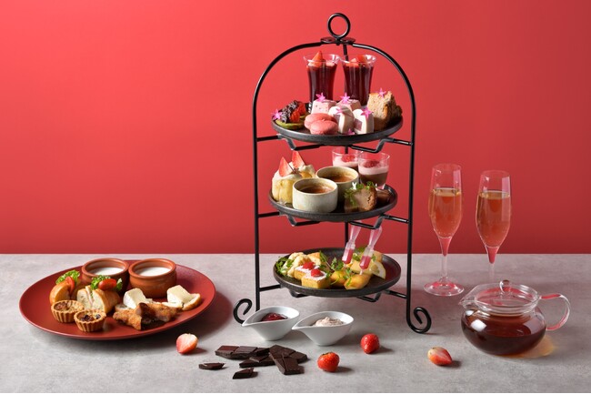 【三井ガーデンホテル名古屋プレミア】日本の中心で甘酸っぱいひとときを…冬のアフタヌーンティー「いちごとチョコレート」が登場！