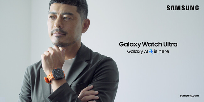 最新スマートウォッチ「Galaxy Watch Ultra」元プロサッカー選手 鈴木啓太起用Web動画＆屋外広告 本日より順次公開