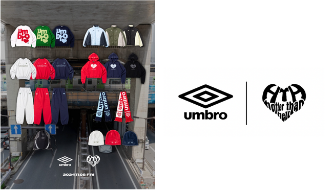 yutoriが展開するZ世代に人気のブランド『HTH』、フットボールブランド『umbro』との第二弾コラボレーションを発表