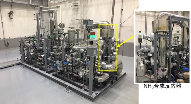 再生可能エネルギーを使ったグリーンアンモニアの製造試験に成功