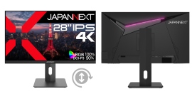 JAPANNEXTが28インチ IPSパネル採用 昇降式多機能スタンド搭載の4K液晶モニターをAmazon限定 31,980円で11月8日(金)に発売 JAPANNEXTが28インチ IPSパネル採用 昇降式多機能スタンド搭載の4K液晶モニターをAmazon限定 31,980円で11月8日(金)に発売