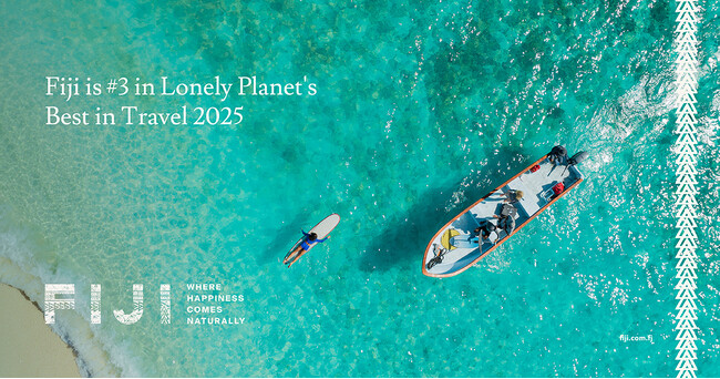 フィジー、ロンリープラネットによる「2025年の最も注目すべき旅行先」国部門の第3位にランクイン