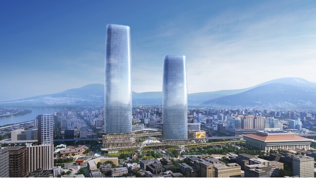 台湾・台北で注目の開発プロジェクト「台北ツインズ」向けにエスカレータ160台を受注