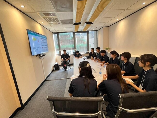 海外進出コンサルティング会社のGGA、茗溪学園高等学校の高校生９名の企業訪問を歓迎