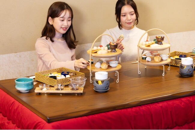 【品川プリンスホテル】ホテル業界初の日本あんこ協会と連携した和のアフタヌーンティー「おこたであったか “あんフォンデュ”」を販売