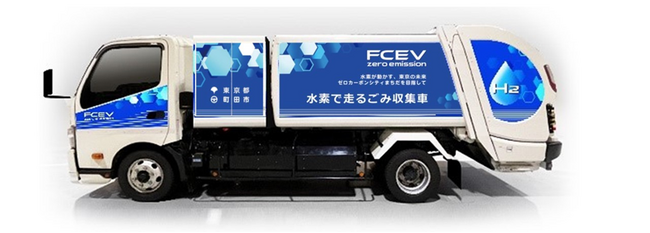 【東京都町田市】水素で走る燃料電池ごみ収集車の試験運用を開始します！