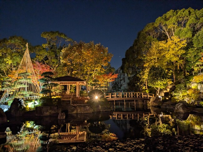 【足立区花畑記念庭園】秋のライトアップ開催