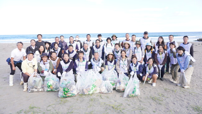 漁業・加工・消費が協力　南房総で41人が海岸清掃