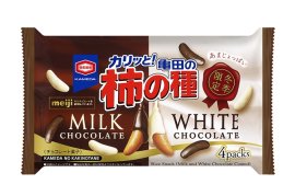 『73g 亀田の柿の種 ミルクチョコ&ホワイトチョコ』 『73g 亀田の柿の種 ミルクチョコ&ホワイトチョコ』