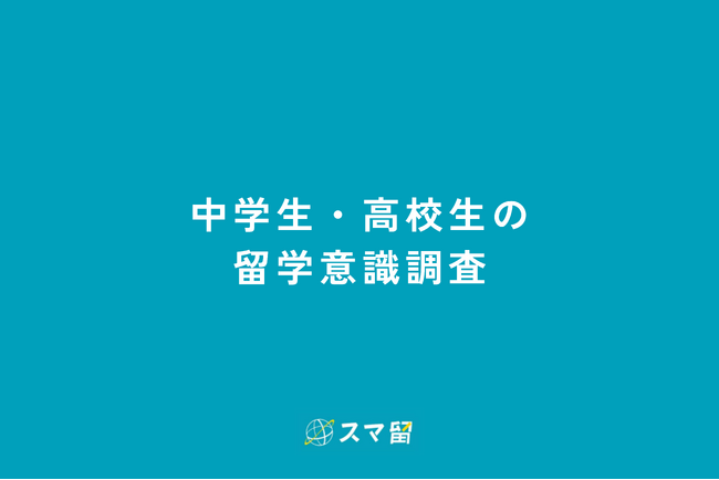 中学生・高校生の留学意識調査