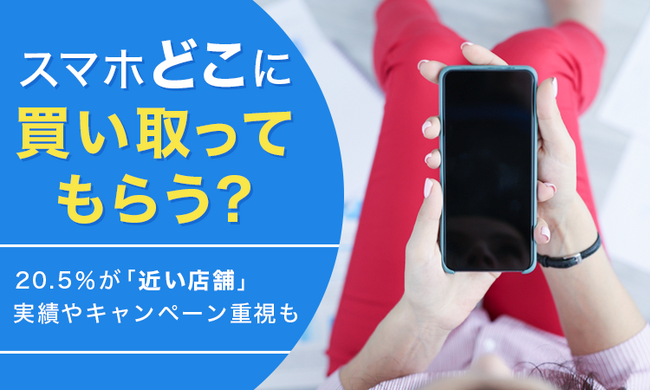 【スマホどこに買い取ってもらう？】20.5％が「近い店舗」 実績やキャンペーン重視も