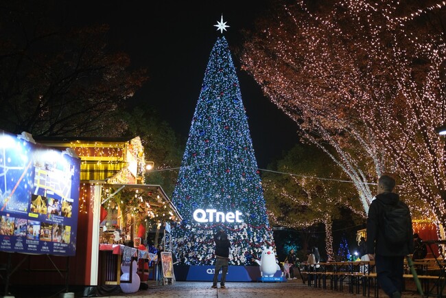 2024.11.14(木)～ クリスマスアドベント天神中央公園会場「QTnet presents 光のフォレスト」スタート