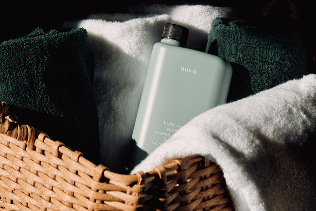 韓国発のライフエチケットブランド＜ｈinok（ヒノック）＞より、済州島ヒノキ水配合の洗濯洗剤が日本初上陸