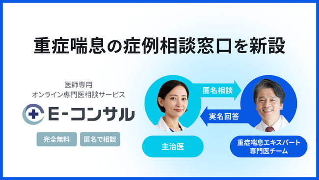 E-コンサル、重症喘息の症例相談窓口を新設