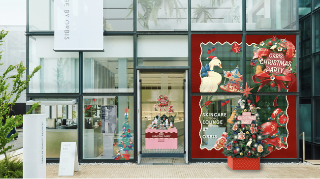 2024年11月21日（木）表参道の『SKINCARE LOUNGE BY ORBIS』にて『ORBIS CHRISTMAS PARTY collaboration with HOHOEMI』を開催！