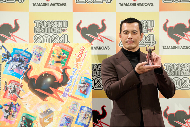 ゲストの俳優・伊藤 英明さんのフィギュア試作が登壇を記念して特別に登場!『 TAMASHII NATION 2024 』オープニングセレモニー開催レポート