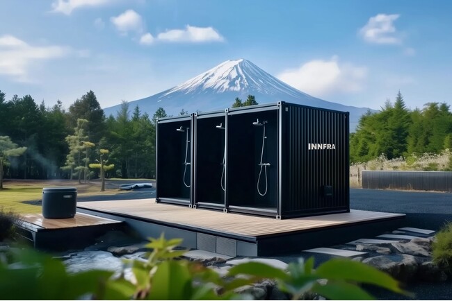 INNFRAが「第I期TRY!YAMANASHI!社会実装サポート事業」に採択、道の駅富士川への防災拠点向けコンテナ型水循環システムの実装に着手