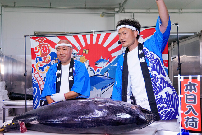 売り切れ必至!!︎　お早めのご来場を！11月17日(日)　浜松仲卸「まぐろの海商」の「まぐろ解体ショー＆即売会」