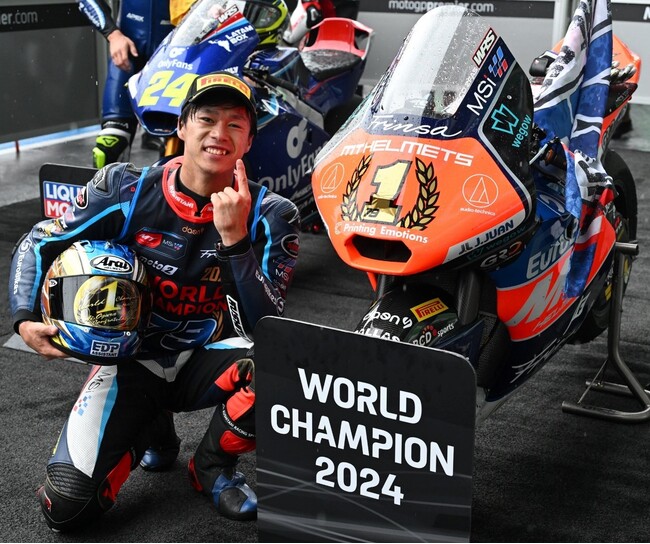 小椋藍Moto2クラス年間王者特番(仮)/MotoGP座談会/MotoGP総集編/MotoGP一挙放送など11月～2025年2月にMotoGP(TM)オフシーズンコンテンツをCS放送日テレジータスで放送！