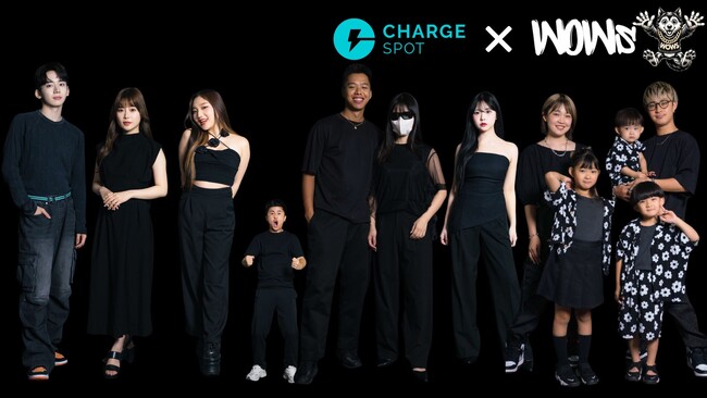 Nateeが運営するクリエイター事務所「WOWs」と「ChargeSPOT」が特別コラボバッテリーを展開