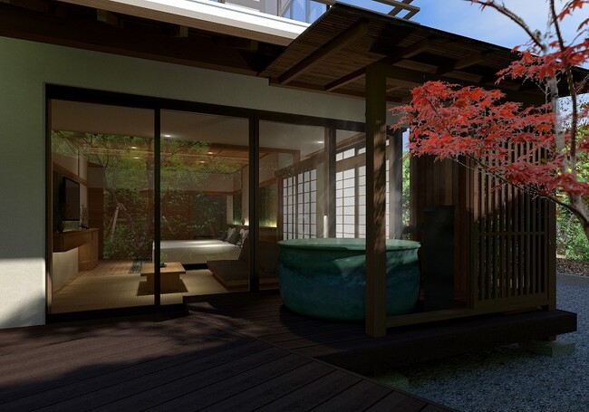 【山形 あつみ温泉 萬国屋】Discovery SHONAI～地域の魅力を体験する宿へ。「山形・庄内の海」をテーマにした山形・庄内の魅力溢れる露天風呂付客室が完成。12月より順次サービス提供開始。