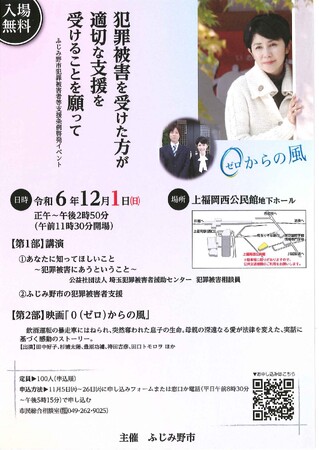 講演会・映画会「０（ゼロ）からの風」