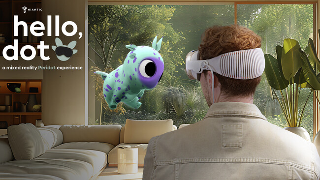 MESON、Apple Vision Pro版『Hello, Dot』の開発を担当
