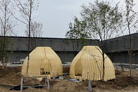 大阪・関西万博会場で当社のCAFBLO(R)を使用した「森になる建築」の3Dプリントが完了　「生分解性樹脂を構造材として一体造形した、世界最大の3Dプリント建築」としてギネス世界記録TM認定