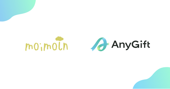 Instagramフォロワー7.5万人越えの人気ベビー服ブランド「モイモルン（moimoln）」にて、eギフトサービス『AnyGift』を導入